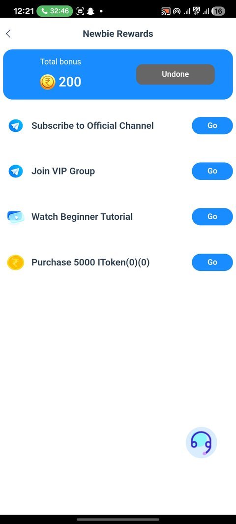 FstPay Newbie Rewards screen